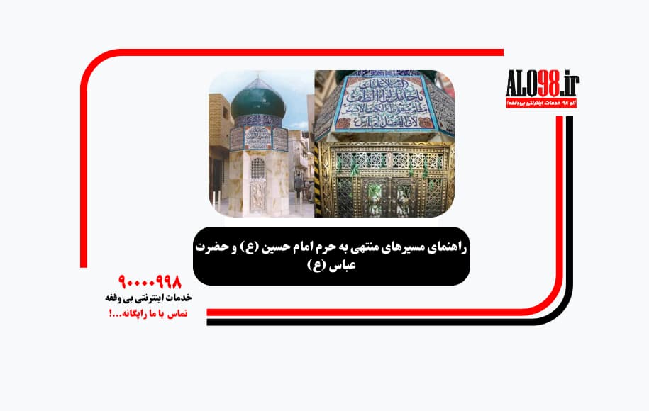راهنمای مسیرهای منتهی به حرم امام حسین (ع) و حضرت عباس (ع)