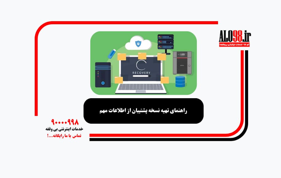 راهنمای تهیه نسخه پشتیبان از اطلاعات مهم